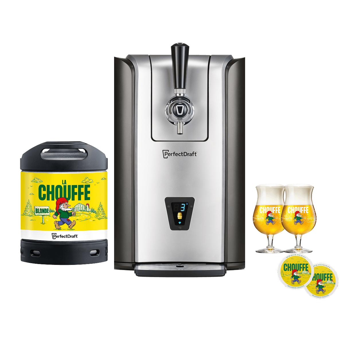 Pack Tireuse PerfectDraft Pro x La Chouffe + Accessoires