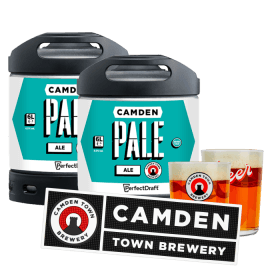Camden Pale Keg Pack ( 2 Kegs + 2 Glasses + Bar Runner)