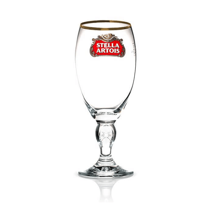 Stella Artois Chalice Glass Half Pint Beer Hawk