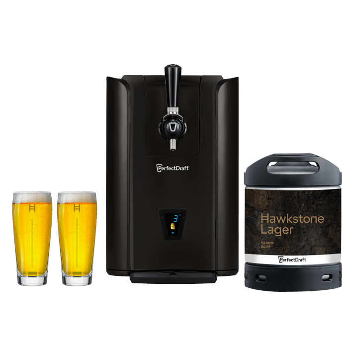 View PerfectDraft Pro Black Hawkstone Lager Starter Bundle information