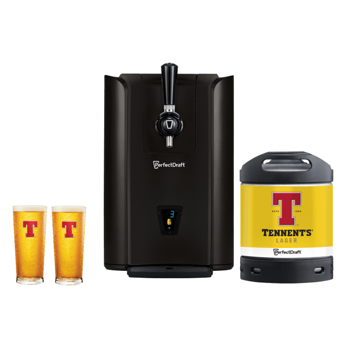 PerfectDraft Pro Black Tennents Lager Starter Bundle