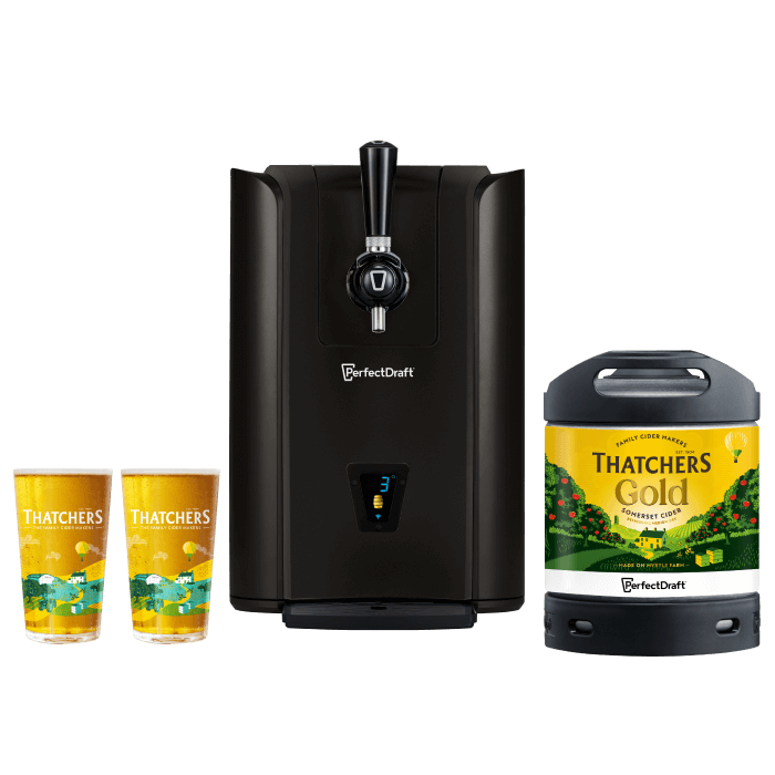 View PerfectDraft Pro Black Thatchers Gold Cider Starter Bundle information