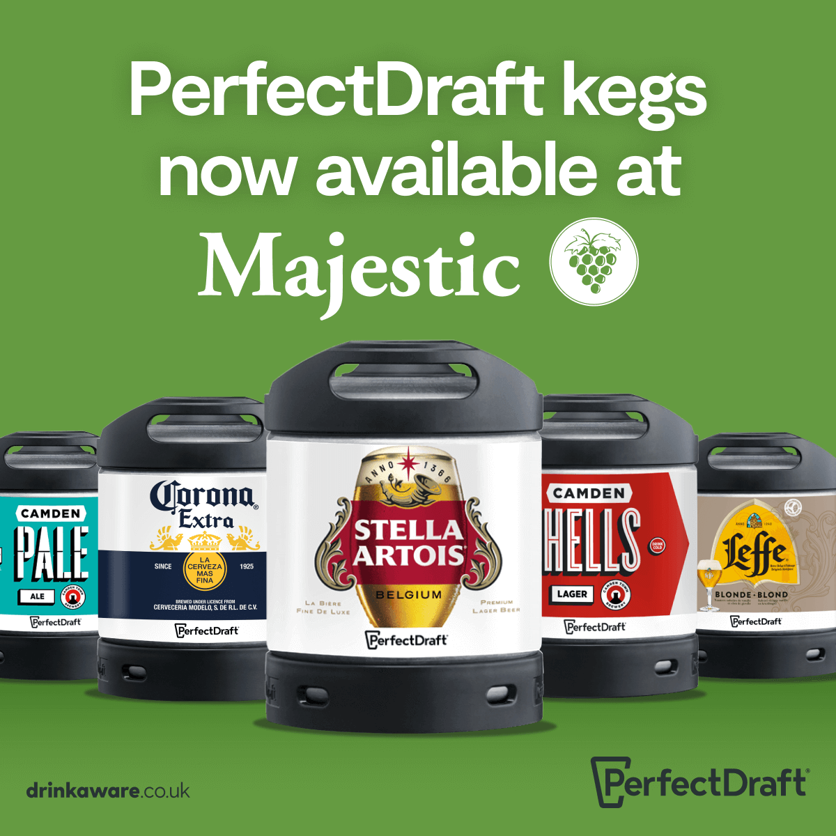 Majestic Wines Now Available at PerfectDraft
