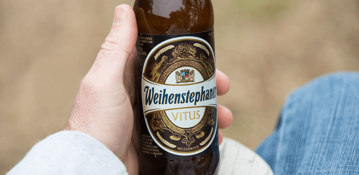 Vitus beer from the Weihenstephan brewery
