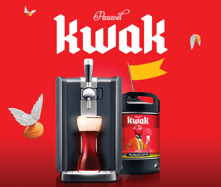 The PerfectDraft Kwak Blonde and Rouge kegs, the double whammy !