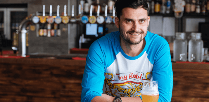 Spinning Plates, from Tiny Rebel Brewery