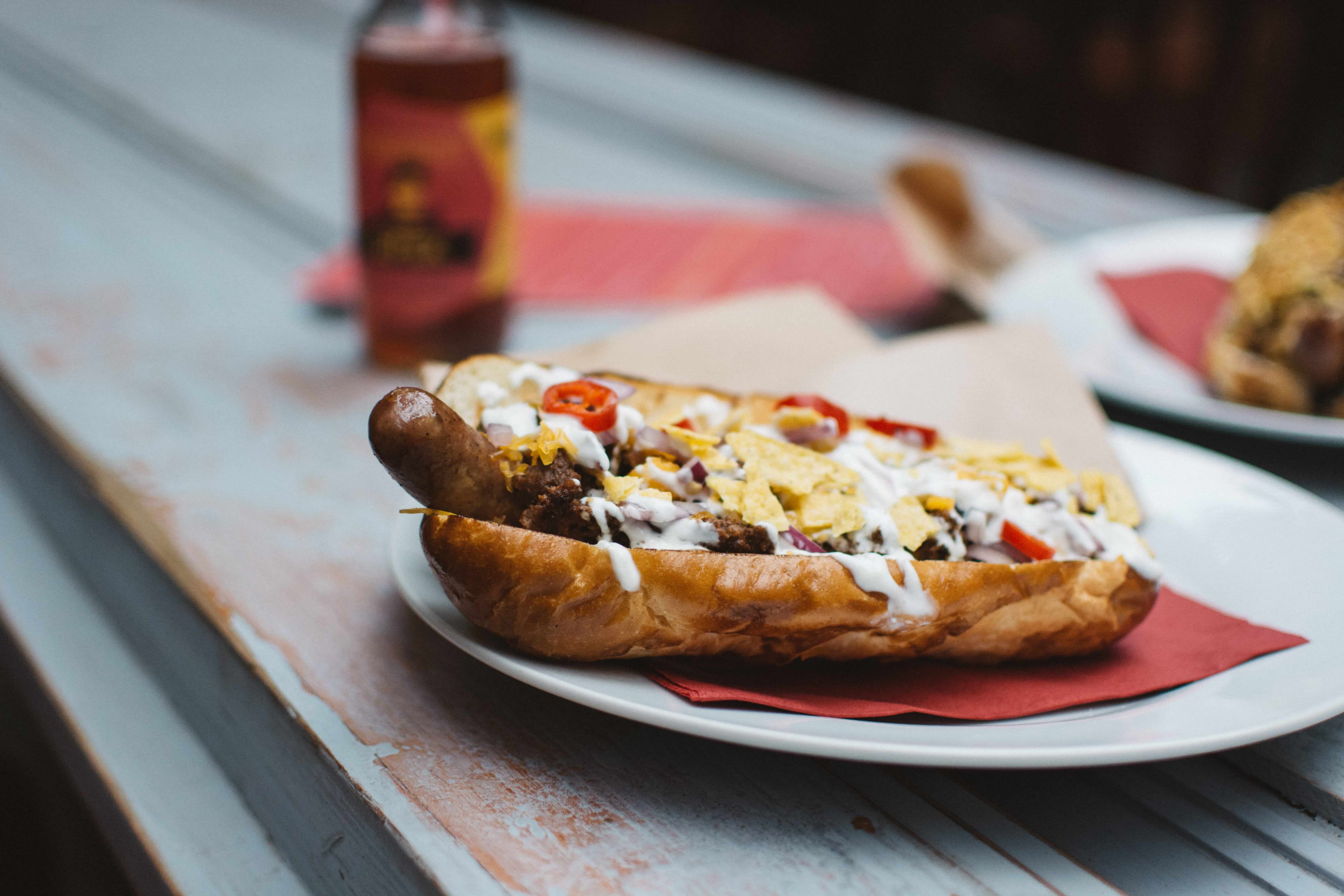Hot-dog à la bière d'Oktoberfest
