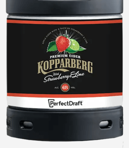How many pints of beer are in a keg ?