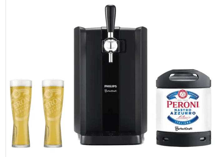How do you refill a beer keg on a Perfect Draft beer tap ?