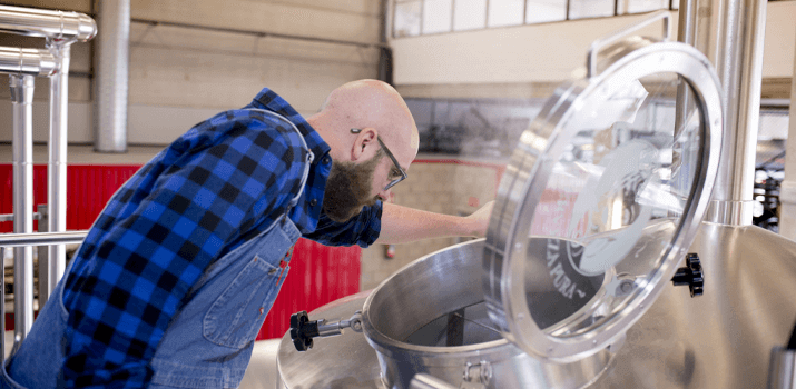 Pino beer from the Spanish Virgen Brewery