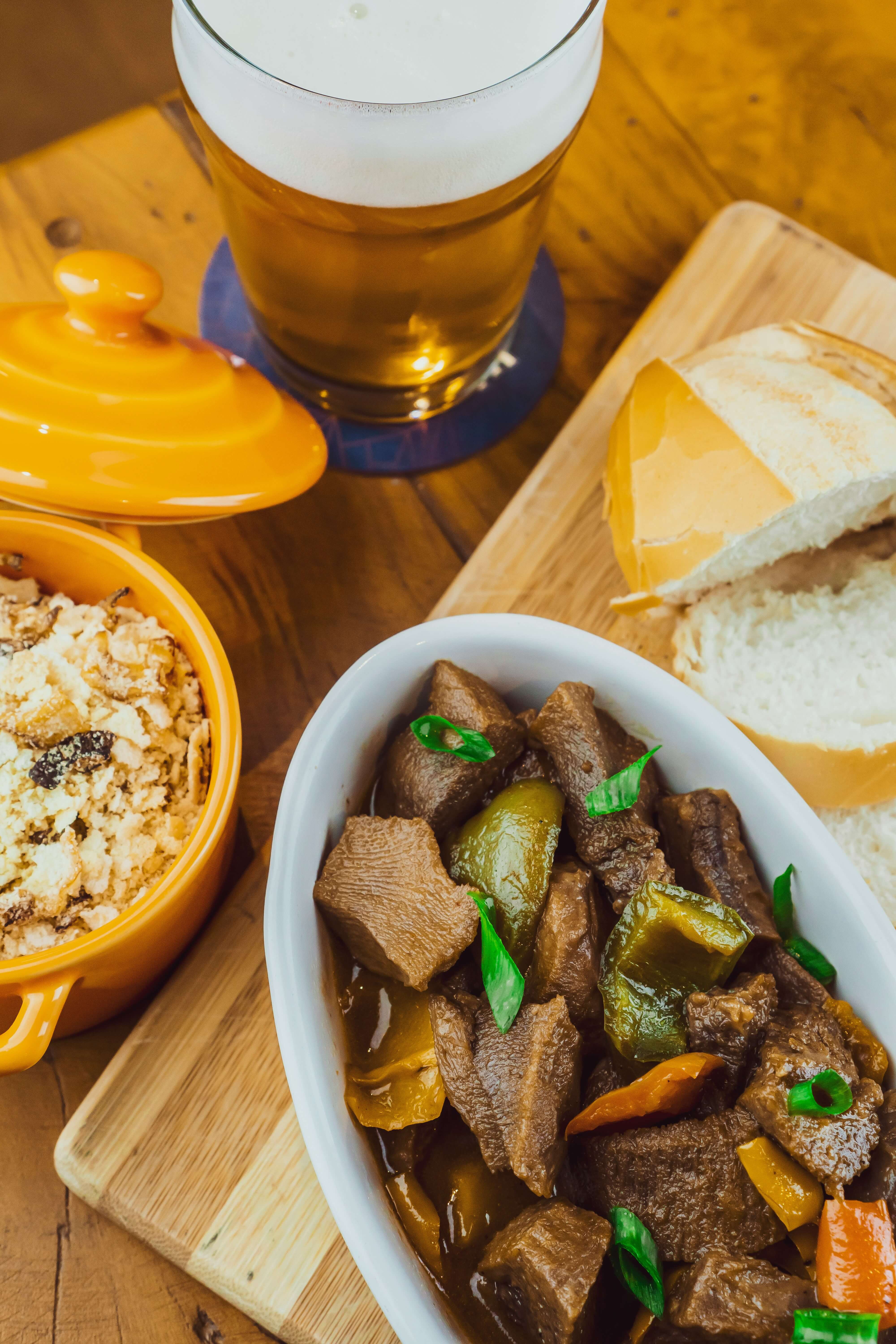 Recipe for lamb stew with beer