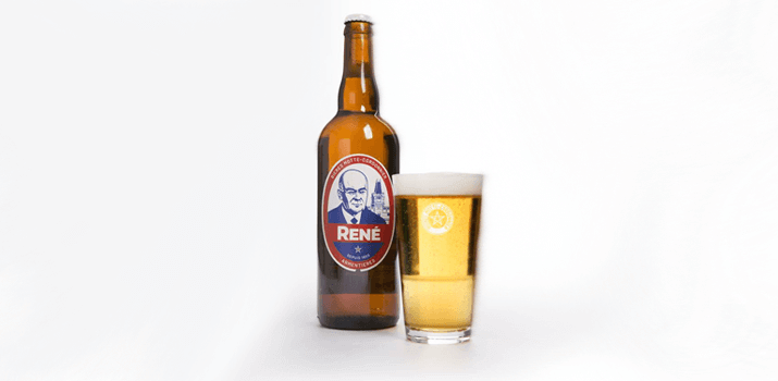 René, a historic beer from Armentières in northern France