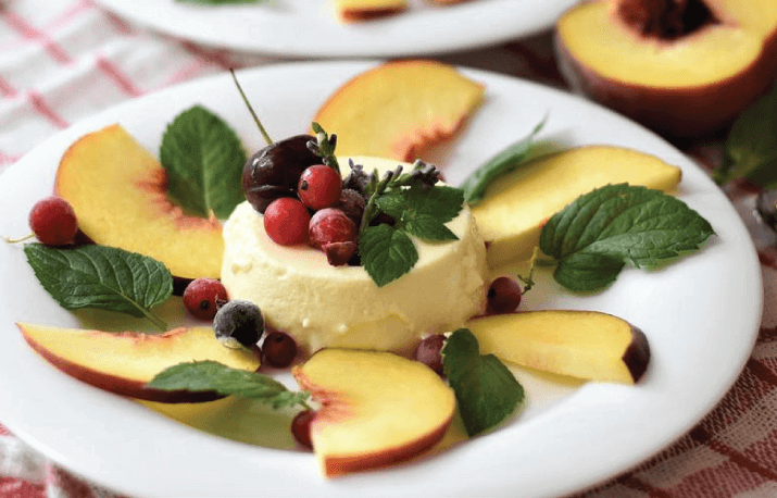 Bavarian cream traditional Oktoberfest dessert