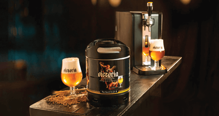 Beer Victoria arrives in barrels !