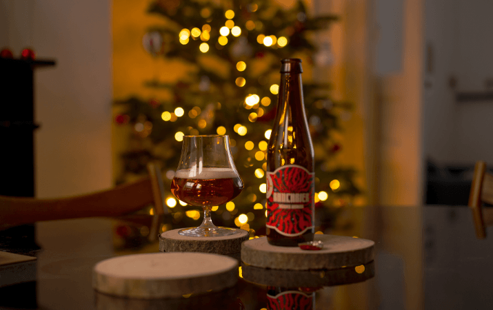 Vrigen Rauchbier, a Spanish amber beer