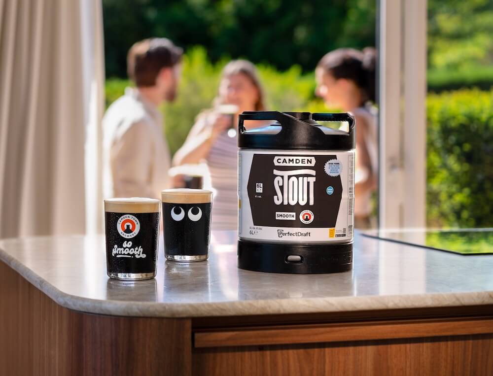 Camden Stout keg and glasses pack