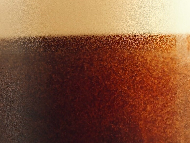 Nitrogen-infused Camden Stout keg