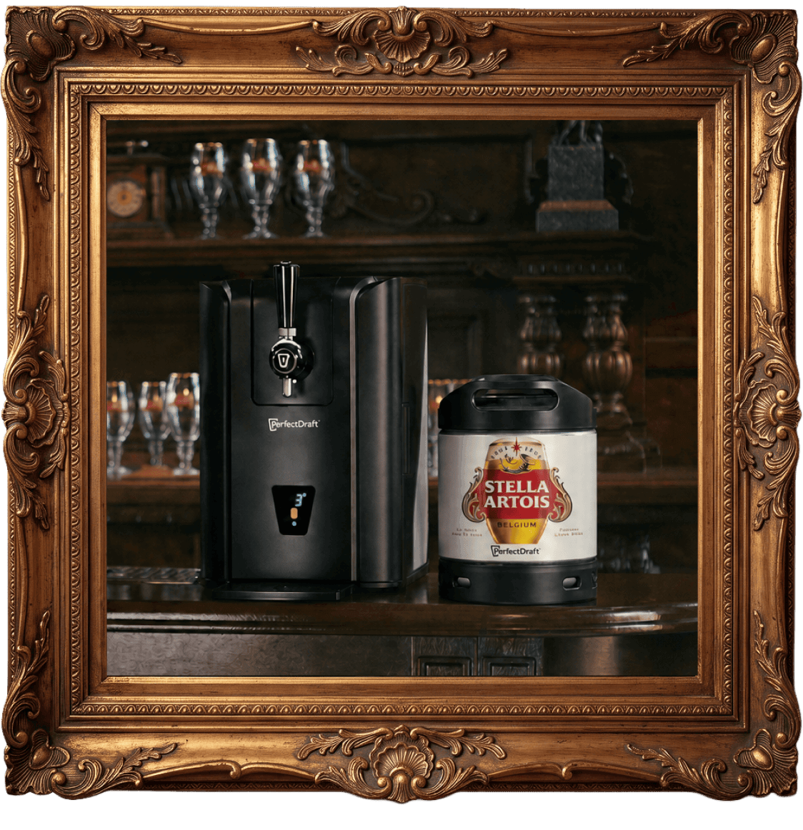 A gentleman with a PerfectDraft machine