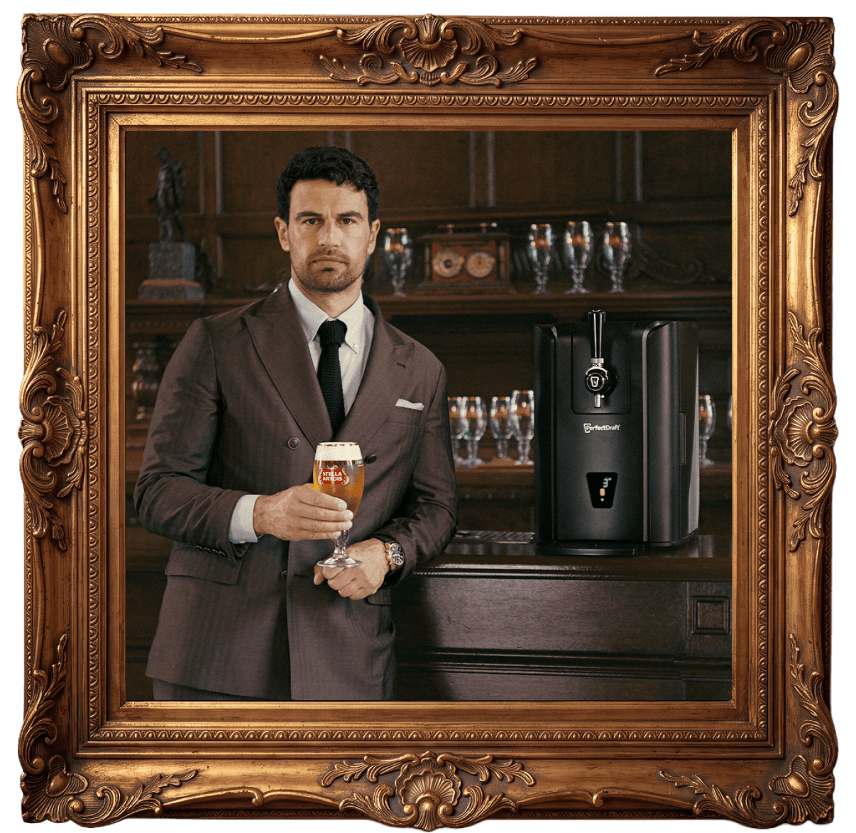 A gentleman with a PerfectDraft machine