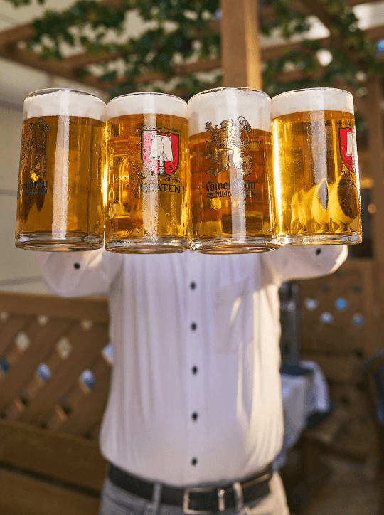 Oktoberfest beer steins